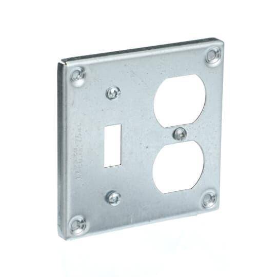 Iberville® BC8375 Surface Cover, 4 in L x 4 in W, Steel