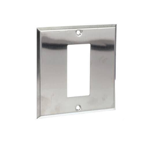 Iberville® BC97002 GFCI Conversion Kit, 4 in L x 4 in W, Stainless Steel