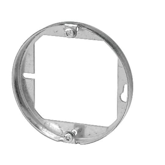 Iberville® BCOBEX Octagonal Box Extension Ring, 4 in L x 4 in W x 1/2 in D, Steel