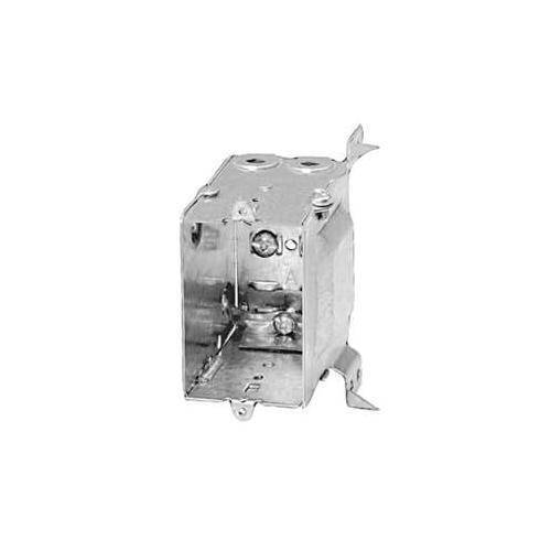 Iberville® CI1004-LB Gangable Device Box, Steel, 16 cu-in, 1 Outlet, 3 in H x 2 in W x 3 in D