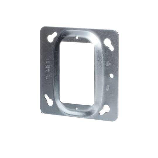 Iberville® CI52-C-10 1-Device Box Cover, 4 in L x 4 in W, Steel