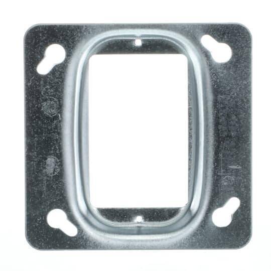 Iberville® CI52-C-14 1-Device Box Cover, 4 in L x 4 in W, Steel
