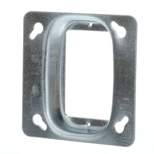Iberville® CI52-C-14 1-Device Box Cover, 4 in L x 4 in W, Steel