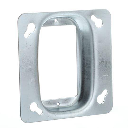 Iberville® CI52-C-14 1-Device Box Cover, 4 in L x 4 in W, Steel