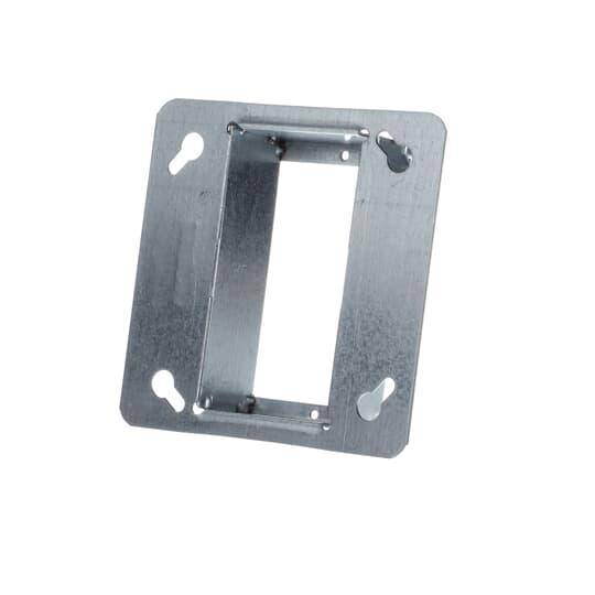 Iberville® CI52-C-49-1-1/4 1-Device Box Cover, 4 in L x 4 in W x 1-1/4 in D, Steel