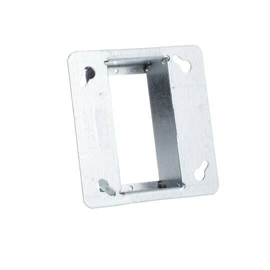 Iberville® CI52-C-49-1-1/4 1-Device Box Cover, 4 in L x 4 in W x 1-1/4 in D, Steel