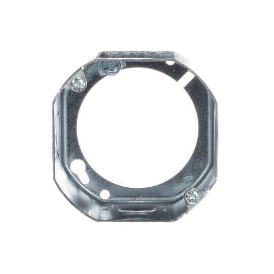 Iberville® CI55171-K Octagonal Extension Ring, 4 in L x 4 in W x 2-1/8 in D, Steel