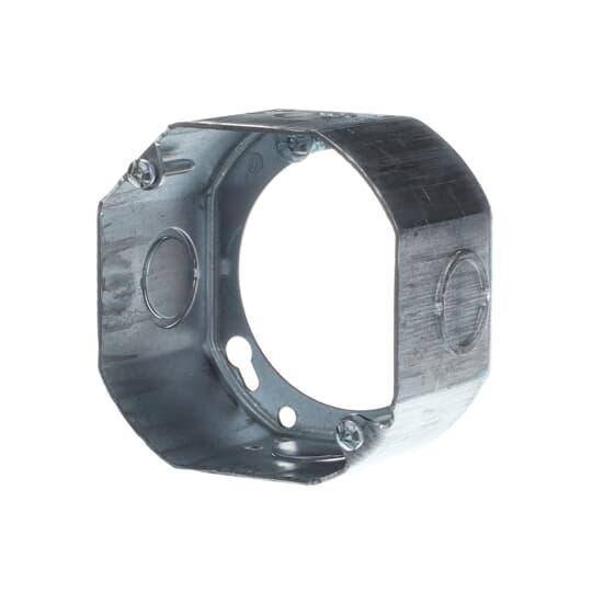 Iberville® CI55171-K Octagonal Extension Ring, 4 in L x 4 in W x 2-1/8 in D, Steel