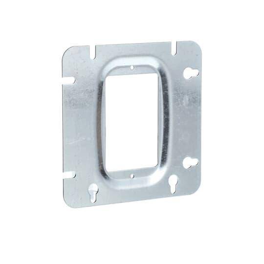 Iberville® CI72-C-10 1-Device Box Cover, 4-11/16 in L x 4-11/16 in W, Steel