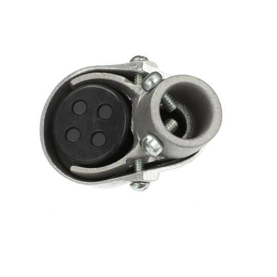 Iberville® CIEFSA-1/2 Service Entrance Cable, 1/2 in, (4) 0.312 in Hole, For Use With Service Entrance Cable, Cast Aluminum