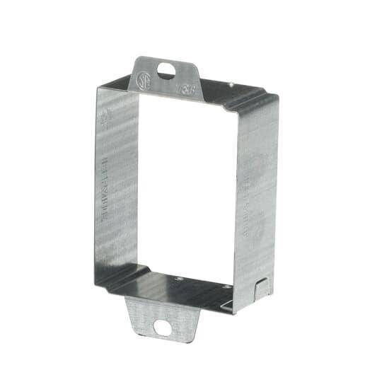 Iberville® CISBEX-HV 1-Outlet Device Box Extension With Mounting Screws, 3 in W x 7/8 in D, Steel