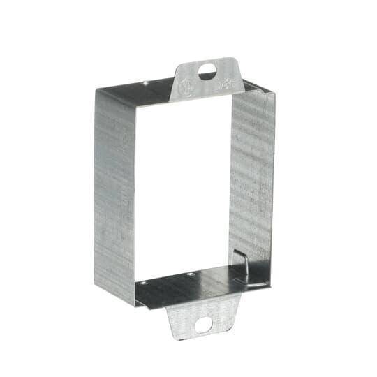 Iberville® CISBEX-HV 1-Outlet Device Box Extension With Mounting Screws, 3 in W x 7/8 in D, Steel
