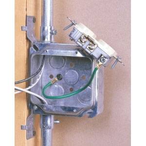 8", 14 AWG, Ideal Electrical 30-3390 Wire Grounding Tail,