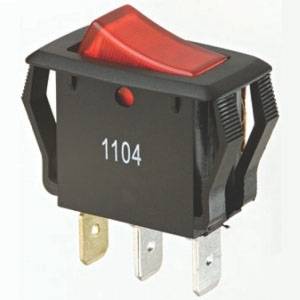 125/250 VAC, 16/10 A, Ideal Electrical 774039 Rocker Switch