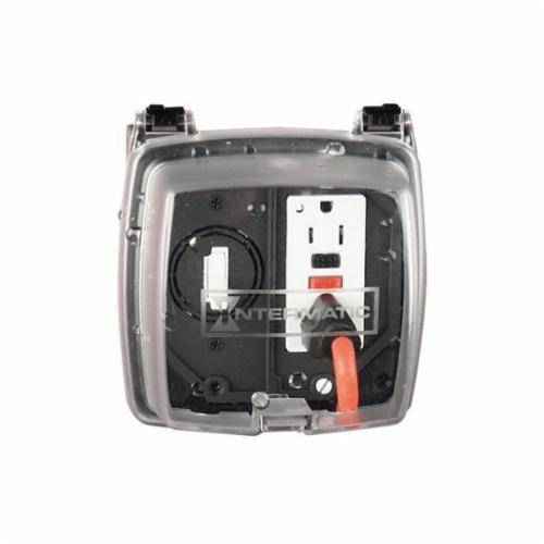 Intermatic® WP1220C Heavy Duty Non-Metallic Weatherproof While-In-Use Cover, 139.7 mm L x 127 mm W x 2-1/4 in D, Receptacle Cover, Polycarbonate