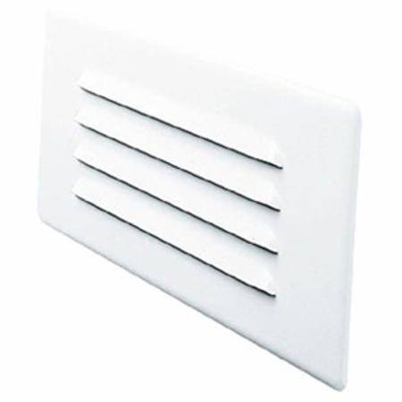 9-9/16" x 4-7/8" Acuity Brands Lighting Inc. 840-WH AccuLite™ Step Light Louver Trim White,