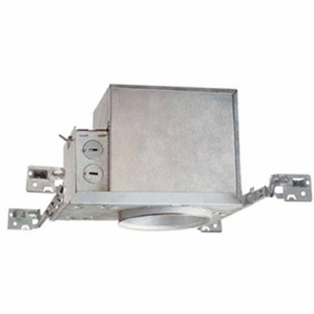 6-3/4", 4" Aperture, Acuity Brands Lighting Inc. IC1 Incandescent Downlight Housing Round, Vertical, Insulated, Air Tight
