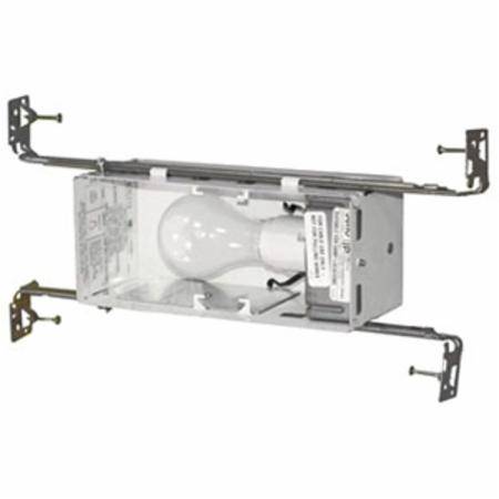 25 W Insulated, 40 W Non-Insulated, Acuity Brands Lighting Inc. ICTC113 Incandescent Step Light White Painted, 22 Gauge Steel, A19,