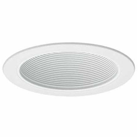 6" Acuity Brands Lighting Inc. V3024-WWH Vulite® Recessed Lighting Trim Round, Conical Baffle, White,