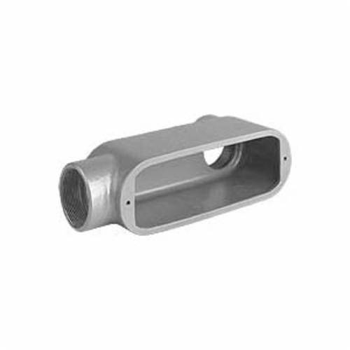 Killark® Duraloy® 5 OLB-3 O Series Type LB Conduit Body, 1 in Hub, 7 Form, 12 cu-in Capacity, Aluminum, Powder Coated