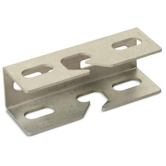 Kindorf® B999 B-999 C-Connector, For Use With Kindorf® 1-1/2 in Channel and 3/8 in and 1/2 in Threaded Rod, Steel, Galv-Krom®