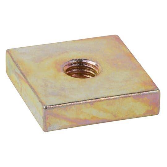 Kindorf® B-914-3/8 Square Nut, 3/8-16 Thread, 5/16 in THK, 5/16 in H x 1-1/4 in W Head Size, For Use With All Kindorf® Channels, Steel