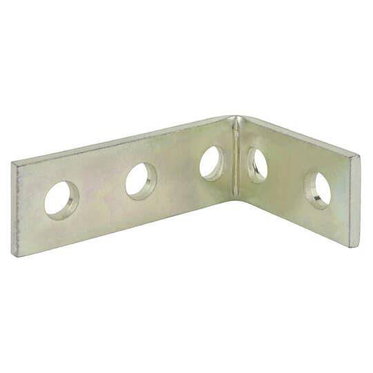 Kindorf® B917-SS316 Angle Connector, 5 Holes, 4-1/2 in L x 1-1/2 in W x 1/4 in THK, 316 Stainless Steel
