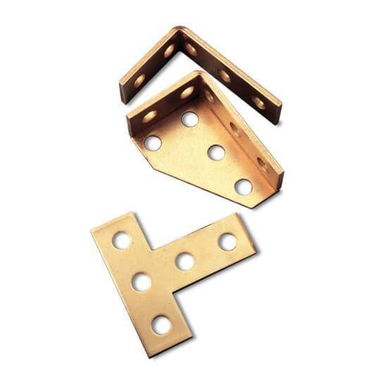 Kindorf® B-918 900 9-Hole Left Hand Gusset Connector, 4-1/2 in L x 3 in W, For Use With Kindorf® Channel, Steel, Galv-Krom®/Standard