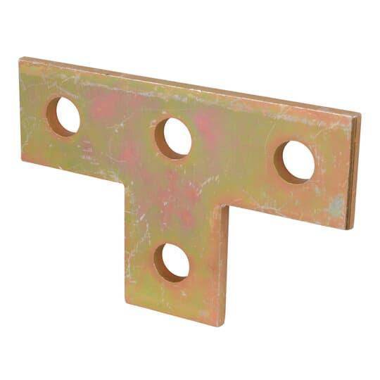 Kindorf® B-937-HD 5-Hole U-Profile Plate Connector With 9/16 in Hole, 4-1/2 in L x 4 in W, For Use With Kindorf® Channel, Steel, Hot Dipped Galvanized