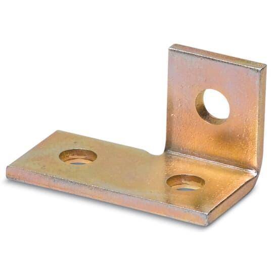 Kindorf® B-969R 90 deg Right Hand Fitting, 3 Holes, 1.781 in L x 3 in W, Steel