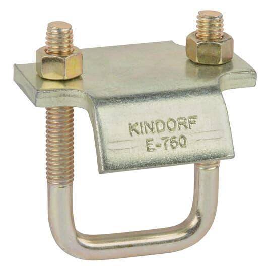 Kindorf® E-760-2HD Channel to Beam Clamp, 2200 lb Load, Steel
