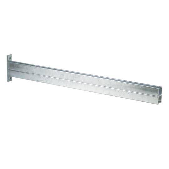 Kindorf® F721-24 F-721 Support Bracket, 2 Holes, 24 in L x 1-1/2 in W x 1/4 in THK, 12 ga Steel