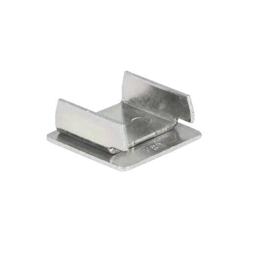 Kindorf® G-957 Blank End Cap, 3-1/8 in L x 1-5/16 in W, For Use With G-955, B-902 Series Raceway Channels, Steel, Galv-Krom/Standard
