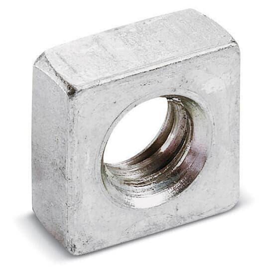 Kindorf® H-116-C 100 Square Nut, 3/8-16 UNC Thread, For Use With Kindorf® Channel, Steel