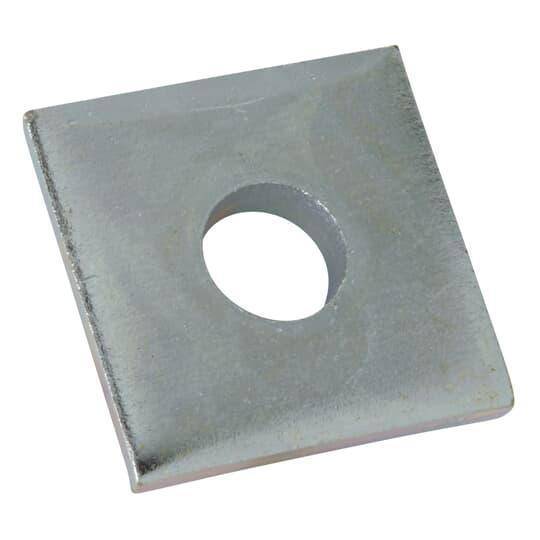 Kindorf® H-119-A 100 Square Washer, 1/4 in Nominal, 1/8 in THK, Steel