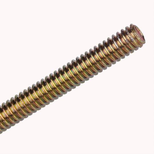 Steel City® R-648 Continuous Threaded Rod, 1/2-13, 6 ft OAL, Steel