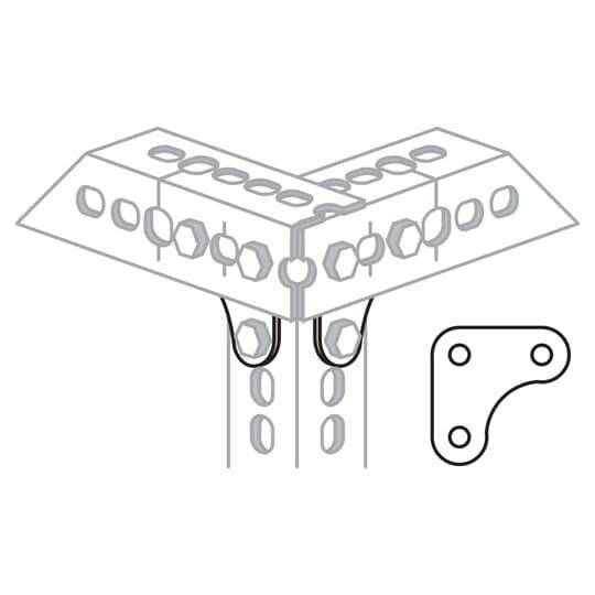 Kindorf® RA-GP Gusset Plate, Steel
