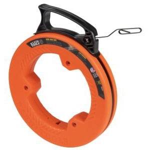 0.125" x 50', Klein Tools, Inc. 56331 Fish Tape, Orange/Black