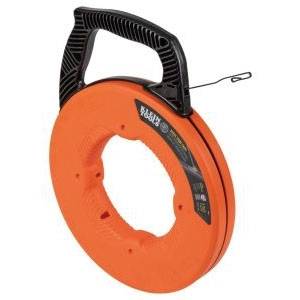 0.125" x 240', Klein Tools, Inc. 56334 Fish Tape, Orange/Black