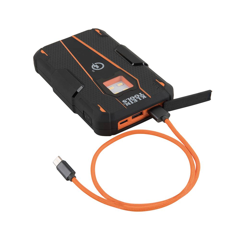 Klein® KTB2 Portable Jobsite Rechargeable Battery, 18650 Lithium-Ion, 5 V Nominal, 13400 mAh Nominal, 5 V Charge