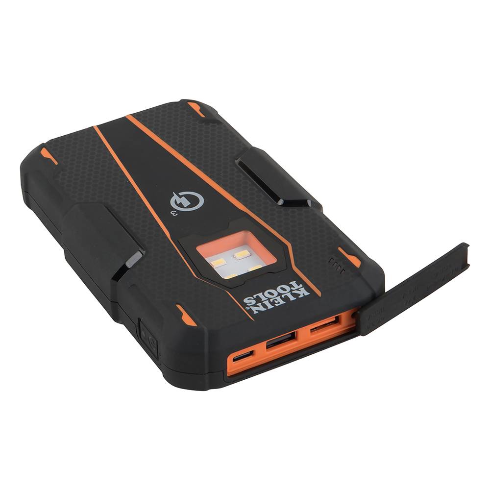 Klein® KTB2 Portable Jobsite Rechargeable Battery, 18650 Lithium-Ion, 5 V Nominal, 13400 mAh Nominal, 5 V Charge