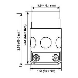125 VAC 15 A 5-15R, Leviton Manufacturing Co. Inc. 515CV Straight Blade Connector, Yellow