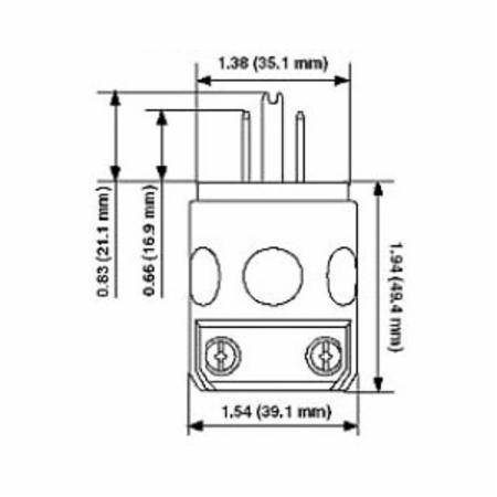 125 VAC 15 A 5-15P, Leviton Manufacturing Co. Inc. 515PV Straight Blade Plug, Yellow