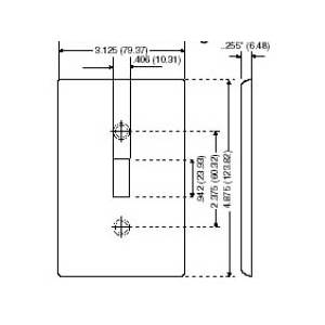 1-Gang, Leviton Manufacturing Co. Inc. 80501-I Wallplate, Ivory