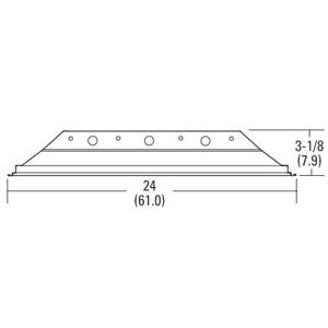 4' x 2', 120 to 277V 32W, Acuity Brands Lighting Inc. GT4L-MV Fluorescent Recessed Light Troffer, 4-Lamp, T8