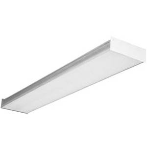 48", 120 to 277V 17W, Acuity Brands Lighting Inc. SB232-MV Wraparound Light Fixture, 2-Lamp, 32WT8