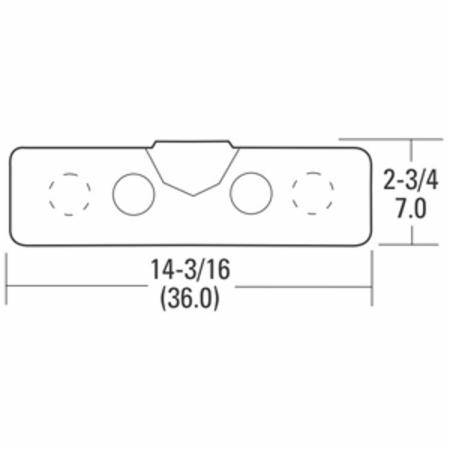 48", 120 to 277V 32W, Acuity Brands Lighting Inc. SB432-MV Wraparound Light Fixture, 4-Lamp, 32WT8