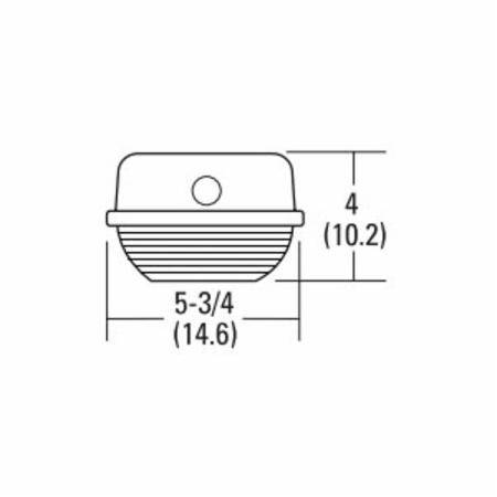 5-3/4" x 4", 120 to 277 V, Acuity Brands Lighting Inc. XWL232-MV Wet Location Fluorescent Light Fixture, 2-Lamp, 32WT8