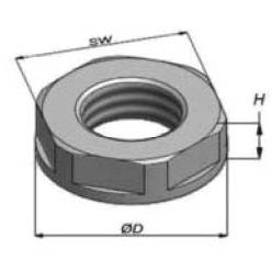 M40 x 1.5 MM Lutze Inc. LPM40G Flexible Cable Locknut