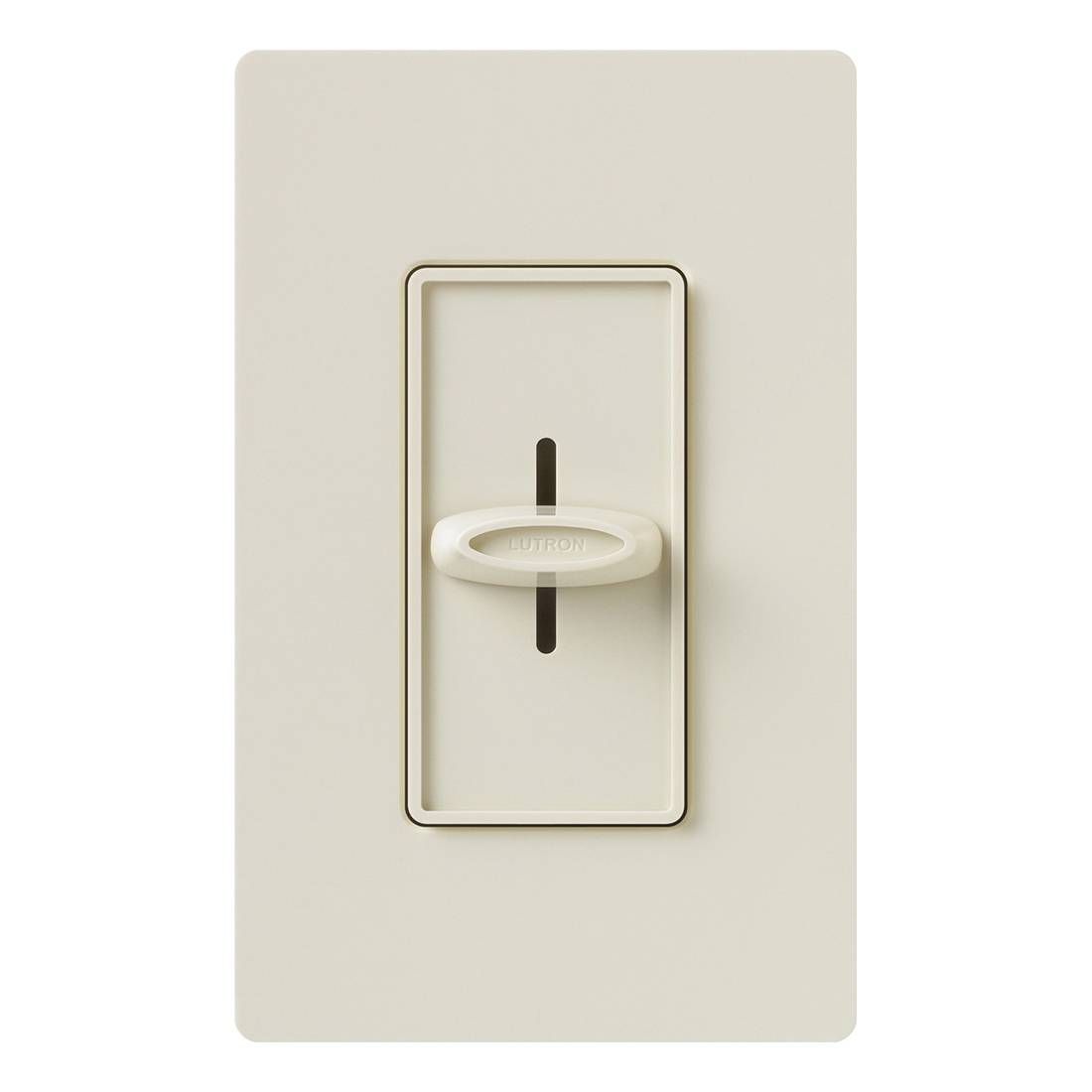 Lutron® Skylark® SFSQ-F-LA 1-Pole Designer Style Fan Speed Control, 120 VAC, 1.5 A, 3-Speed/Quiet Operational Mode, Light Almond